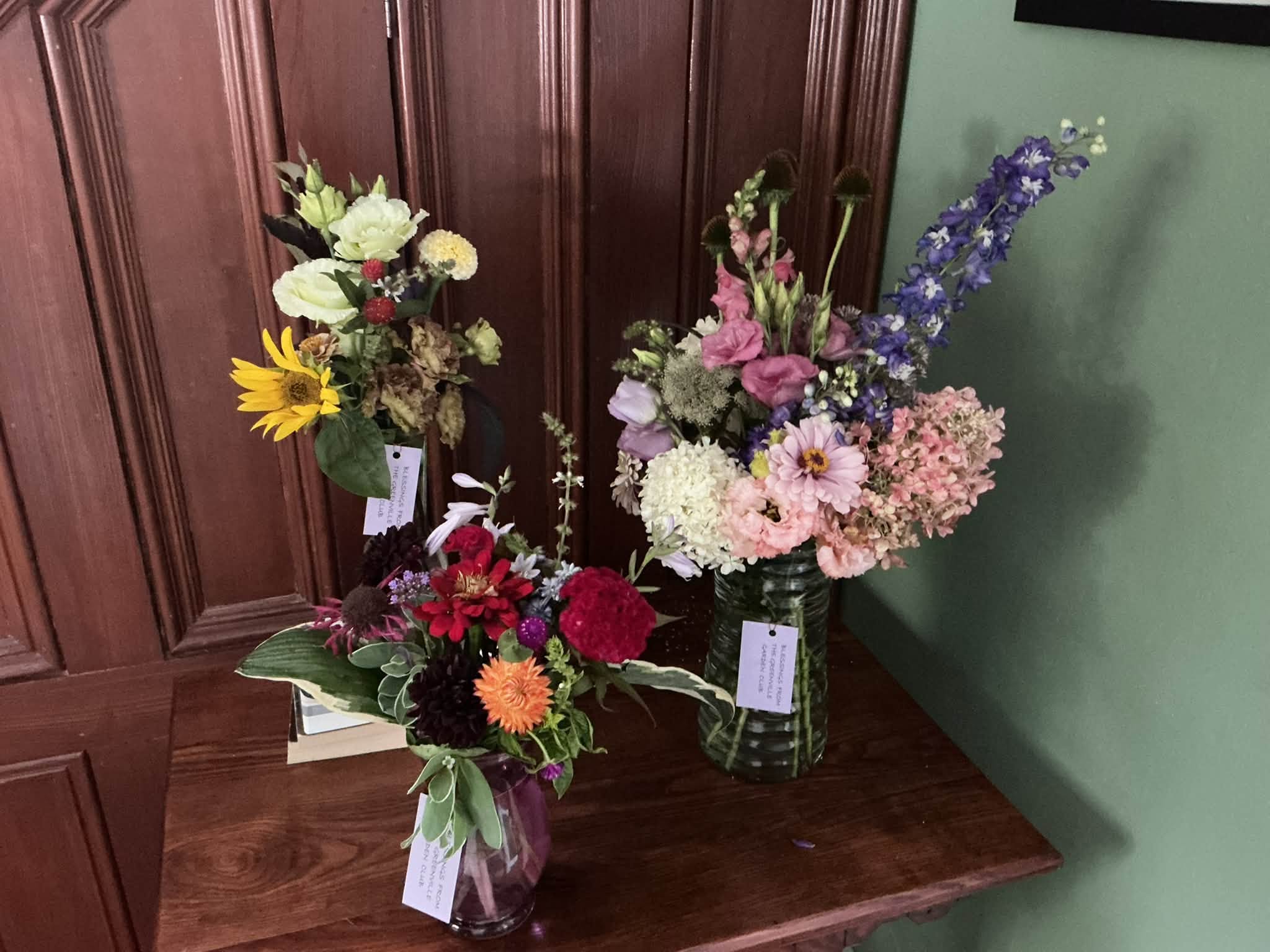 Blessings from the Greenville Garden Club